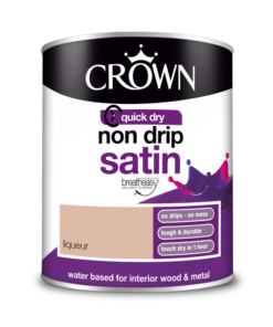 Боя за метал и дърво Crown Non Drip Satin Liqueur