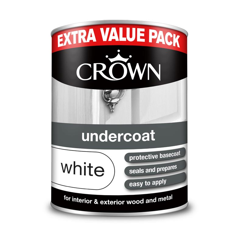 Грунд за дърво и метал Crown Undercoat White