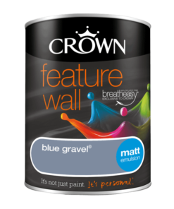 Боя за акцент Crown Feature Wall Blue Gravel 1.25l