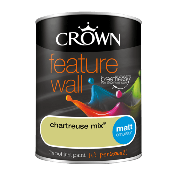 Боя за акцент Crown Feature Wall Chartreuse Mix 1.25l