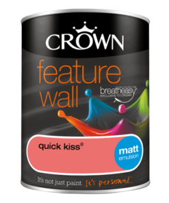 Боя за акцент Crown Feature Wall Emulsion 1.25 л Quick Kiss