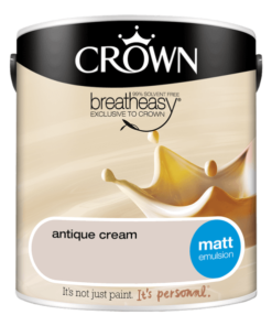 Интериорна боя Crown Matt Emulsion 2.5 л Antique Cream