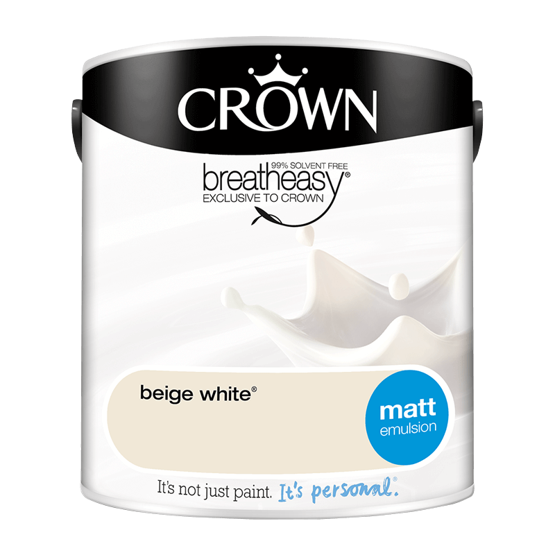 Интериорна боя Crown Matt Emulsion Beige White 2.5l