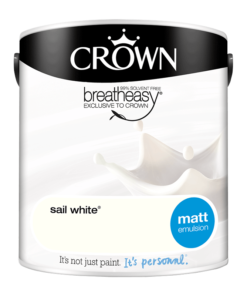 Интериорна боя Crown Matt Emulsion Sail White 2.5 l