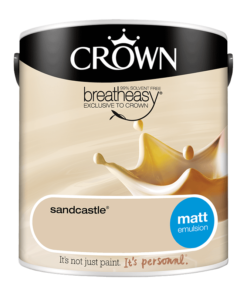 Интериорна боя Crown Matt Emulsion Sandcastle 2.5l
