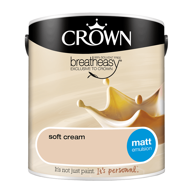 Интериорна боя Crown Matt Emulsion Soft Cream 2.5l