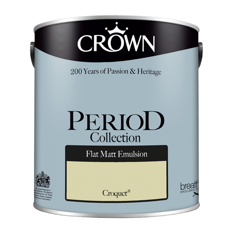 INTERIOR PAINT CROWN PERIOD FLAT MATT CROQUET / 2,5 B&S Commerce
