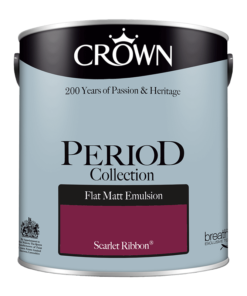 Интериорна боя Crown Period Scarlet Ribbon 2.5l