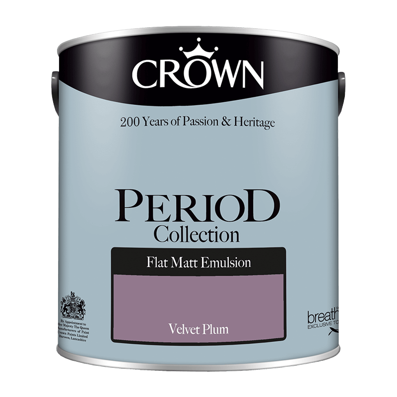 Интериорна боя Crown Period Velvet Plum 2.5l