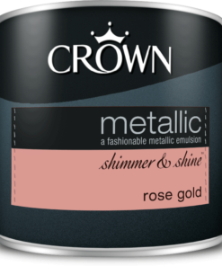 Тестер боя за акцент Crown Metallic Rose Gold 125ml