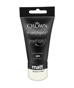 Тестер Интериорна боя Crown Matt Emulsion 40 ml. Dream White