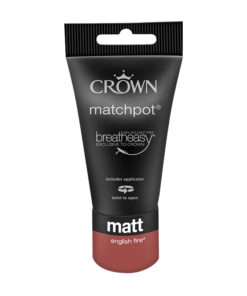Тестер Интериорна боя Crown Matt Emulsion 40 ml. English Fire