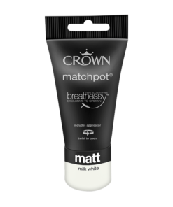 Тестер Интериорна боя Crown Matt Emulsion 40 ml. Milk White