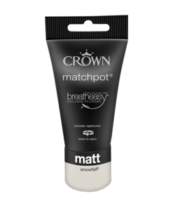 Тестер Интериорна боя Crown Matt Emulsion 40 ml Snowfall