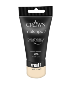 Тестер Интериорна боя Crown Matt Emulsion 40 ml Soft Cream