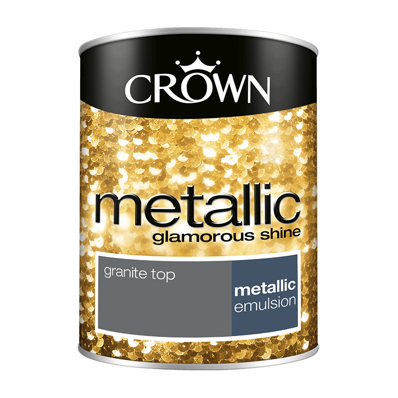 Боя за акцент Crown Metallic 1.25l Granite Top