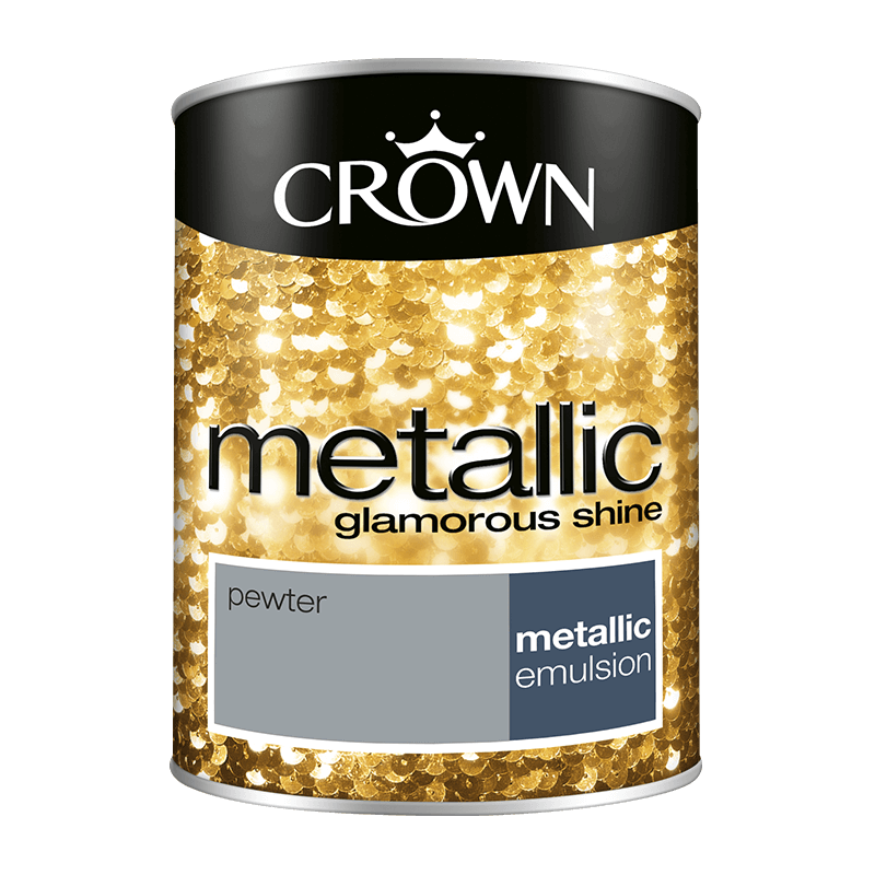 Боя за акцент Crown Metallic 1.25l Pewter