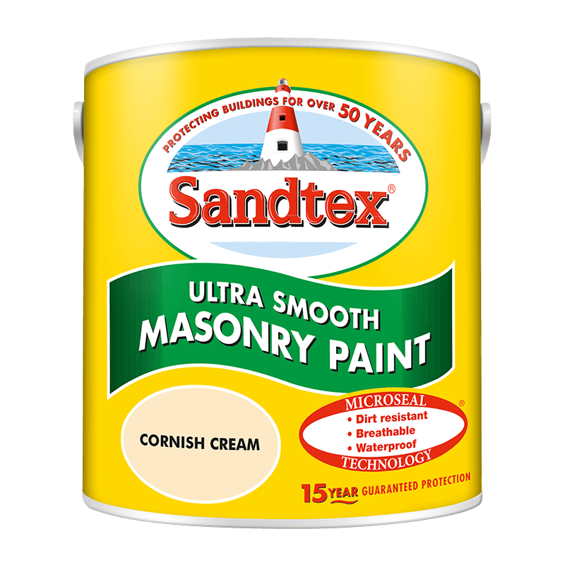 фасадна боя Sandtex 2.5l Cornish Cream