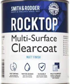ЛАК ROCTOP MULTI-SURFACE CLEARCOAT MATT 1L