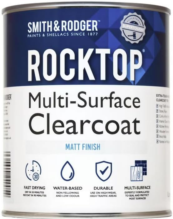 ЛАК ROCTOP MULTI-SURFACE CLEARCOAT MATT 1L
