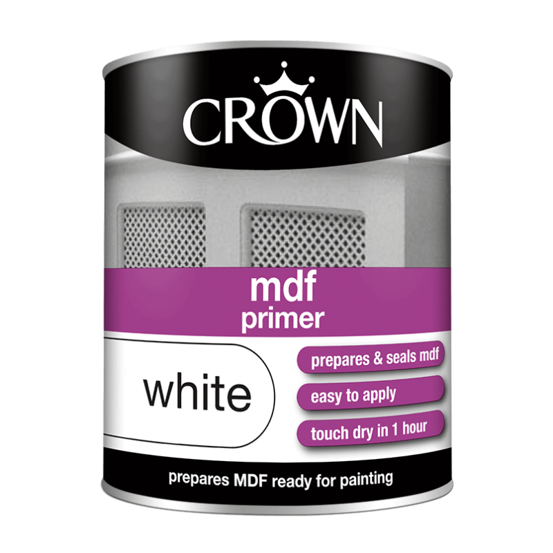 ГРУНД CROWN MDF PRIMER BRIL. WHITE / 750 Би енд Ес Комерс