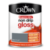 боя за дърво и метал Crown Non Drip Gloss Steel Drume 0.750l