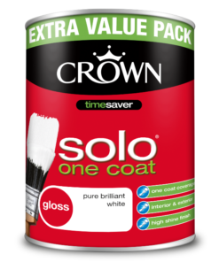 боя за метал и дърво Crown Solo one coat 1.25 pbw