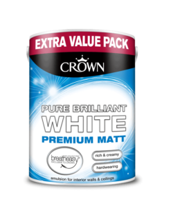 ИНтериорна боя Crown Matt Emulsion Pure brilliant White 3l